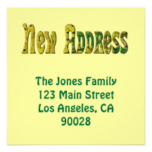 Nouvelle adresse invitation