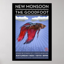 Nouvelle affiche 2012 de Goodfoot de mousson