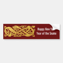 Nouvelle année chinoise - année du serpent 2013 adhésifs pour voiture