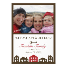 Nouvelle carte de faire-part d'adresse