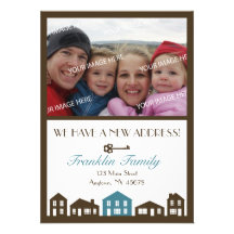Nouvelle carte de faire-part d'adresse
