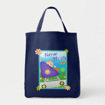 Nouvelle maman de bébé sac en toile