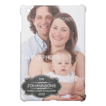 Nouvelle photo de famille personnalisée de bébé coques mini ipad