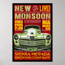 Nouvelle sierra Nevada de mousson brassant l'affic