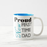 Nouvelle tasse fière de photo de papa de première 