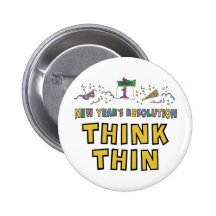 Nouvelles années de résolution badge avec épingle