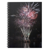 Nouvelles années d'Ève de feux d'artifice de carne