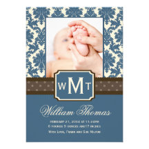 Nouvelles cartes de faire-part de bébé