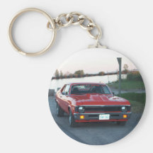 'Nova solides solubles Keychain de 71 Chevrolet Porte-clés