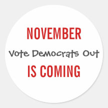 NOVEMBRE VIENT - vote Démocrate Autocollants