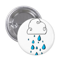nuage de pluie badge avec épingle