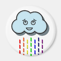 Nuage de pluie magnets pour réfrigérateur
