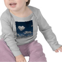 Nuage en forme de coeur t-shirt