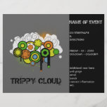 Nuage Trippy personnalisable Prospectus Personnalisés