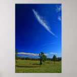 Nuages d'automne affiche