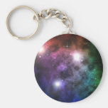Nuages de l'espace porte-clef