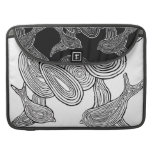 Nuages de n d'oiseaux poches pour macbook