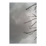 Nuages de tempête foncés papier à lettre personnalisé