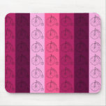Nuances des bicyclettes roses tapis de souris