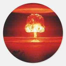 nucléaire-explosion autocollants