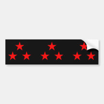 Nuevo Rico, drapeau de la République démocratique  Autocollant Pour Voiture