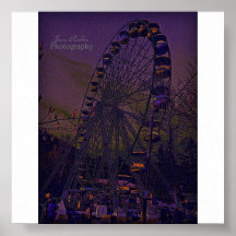 Nuit au parc d'attractions posters