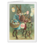 Nuit de lapins cartes de vœux