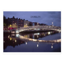 Nuit de pont de l'Irlande Dublin (St.K) Cartes Postales