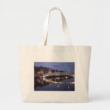 Nuit de pont de l'Irlande Dublin (St.K) Sacs En Toile