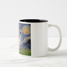Nuit étoilée - berger allemand 13 tasse à café