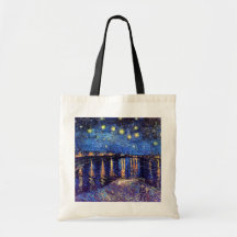 Nuit étoilée de Van Gogh au-dessus du sac fourre-t