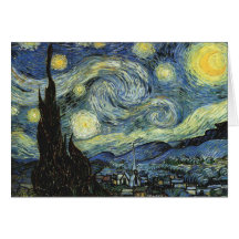 Nuit étoilée de Van Gogh Cartes De Vœux