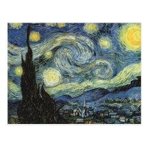 Nuit étoilée de Van Gogh Cartes Postales