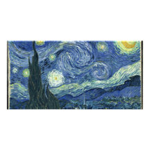 Nuit étoilée de Van Gogh Photocarte Personnalisée