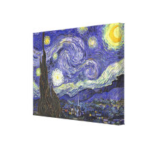 Nuit étoilée de Van Gogh, post impressionnisme vin Impressions Sur Toile