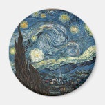 Nuit étoilée par Vincent van Gogh Magnets Pour Réfrigérateur