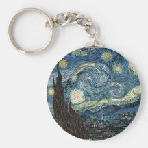 Nuit étoilée par Vincent van Gogh Porte-clés