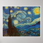 Nuit étoilée par Vincent van Gogh Poster