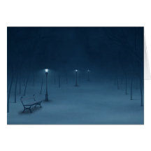 Nuit tranquille cartes de vœux
