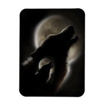 Nuits de cri de loup magnet souple