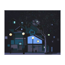 Nuits de ville toile tendue