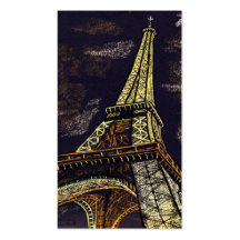 nuits parisiennes cartes de visite professionnelles