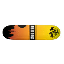 Nuits urbaines plateaux de skateboards