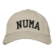 Numa a brodé le chapeau casquette brodée