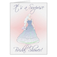 Nuptiale/wedding shower Invitation-il est une surp Carte De Vœux