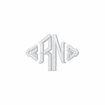 Nurse-R.N. Monogramme Veste De Sport Brodée