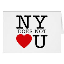 NY aucun amour cartes