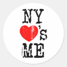 NY m'aime Autocollants