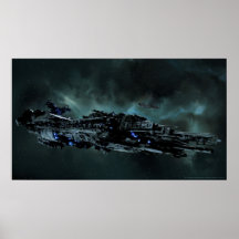 Nydenion Battleship Tucana AT Sytaris Poster