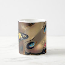 "Nymphe avec la tasse de monarques"